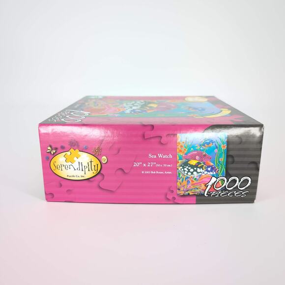 Serendipity Puzzle Co. Sea Watch by Bob Rouse 1000 Piece Jigsaw Puzzle - GUC - Picture 4 of 10